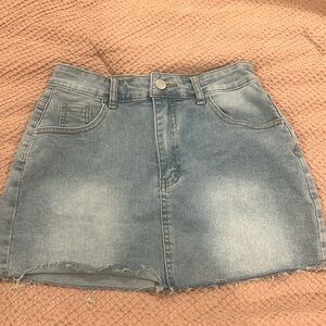 cute jean skirt